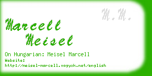 marcell meisel business card